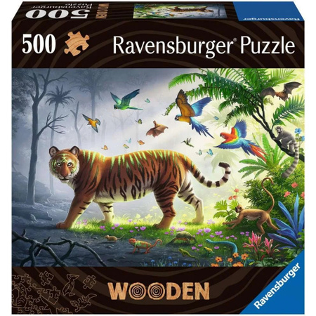 Ravensburger Wooden Puzzle Tiger im Dschungel Holz ab 14 Jahren