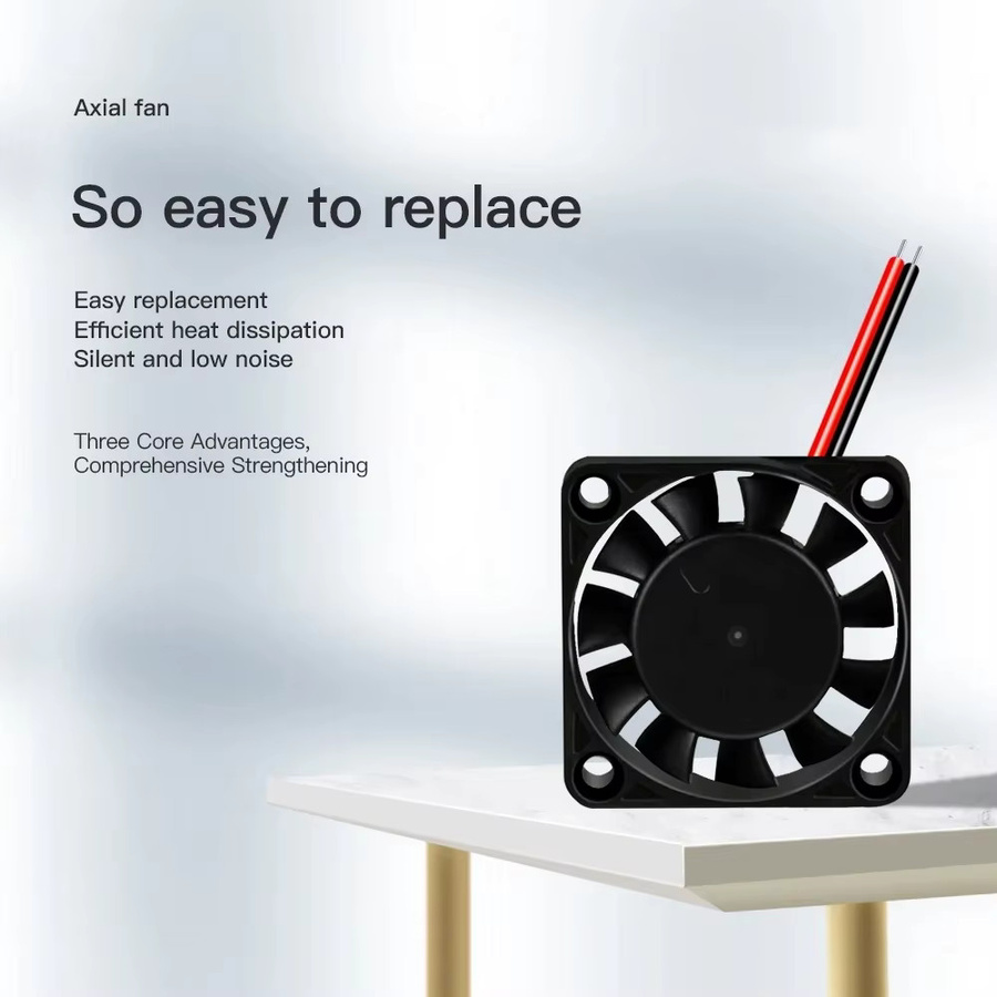 Creality Original 4010 Axialventilator 24 V Set für 3D-Drucker Extruder und Hot-End, 2 Stück, Schwarz - Bild 2
