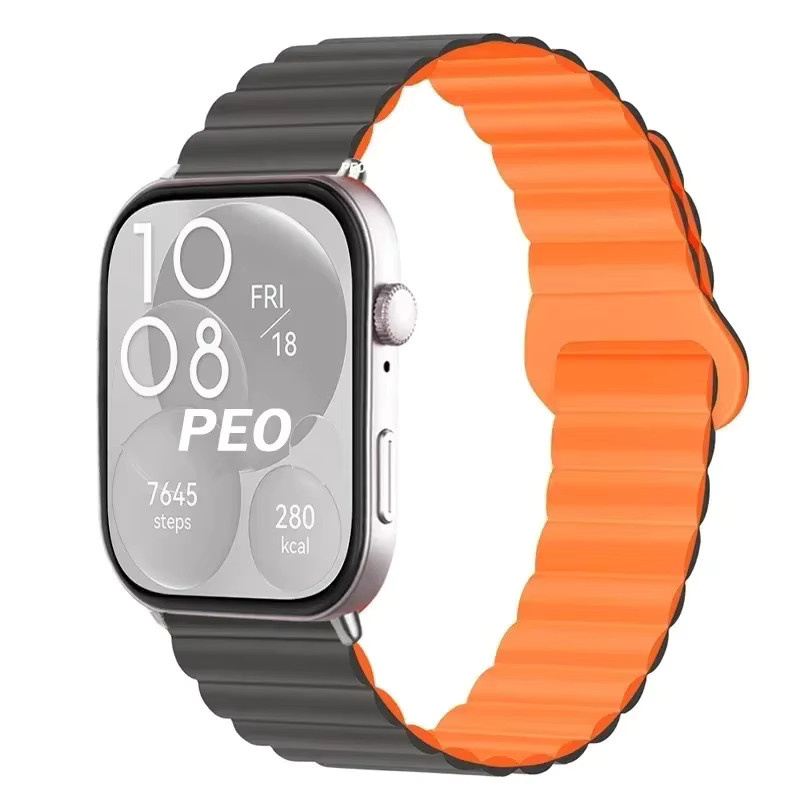 Huawei Uhrenarmband Silikon, orange, Huawei Watch Fit 3/4/Fit 4 Pro - Bild 2