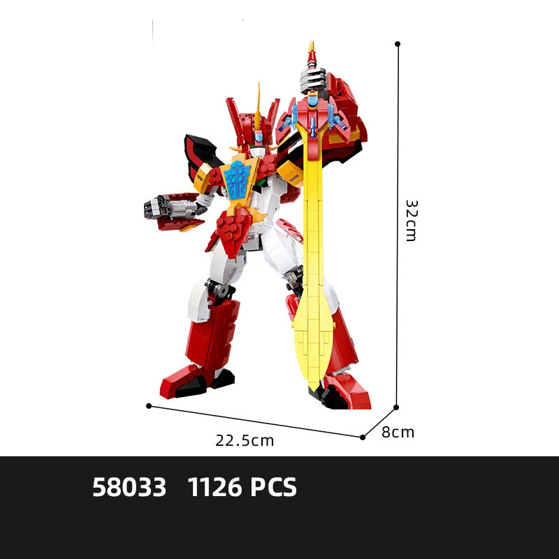 Idee Mecha Magical King Granzorts Baustein Kampfroboter Mech Modell, Fantasy - Bild 2
