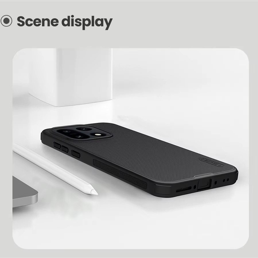 Nillkin Frosted Shield Pro Schutzhülle für OnePlus 15 in Schwarz und Transparent, stoßfeste Hartschale mit weichen Kanten - Bild 5