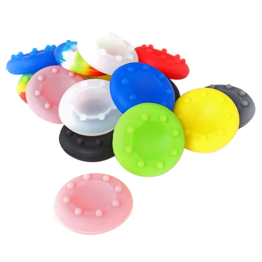 10er Set Silikon Thumbstick-Abdeckungen für PS4, PS3, PS2 und Xbox One/360 in Multicolour - Bild 2