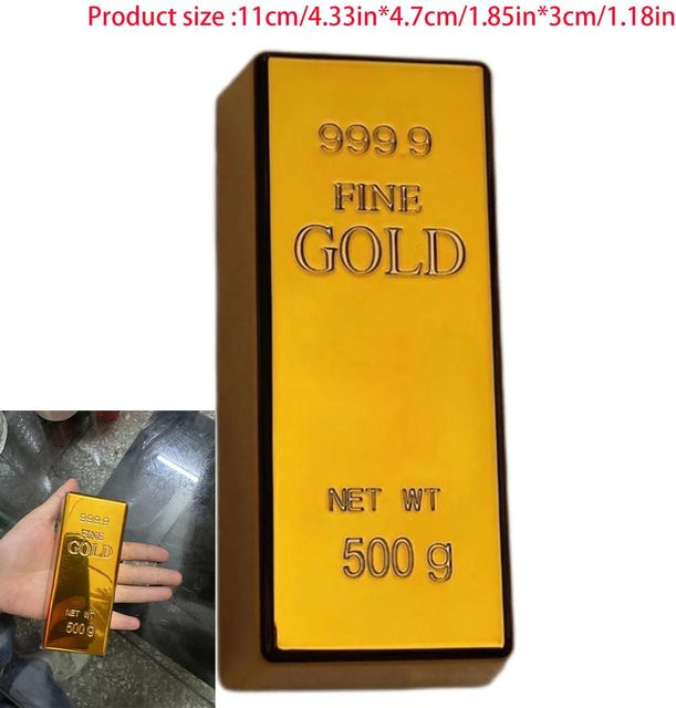 Linyi toy Baustein-Set Gold Barren Ziegelstein - Bild 1