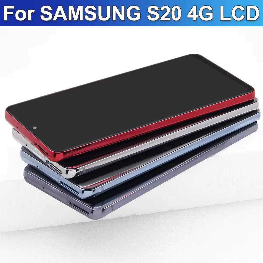 Samsung TFT S20 Plus Display-Baugruppe mit Rahmen für Galaxy S20 Plus S20+ G985F G986F in Multicolour - Bild 3