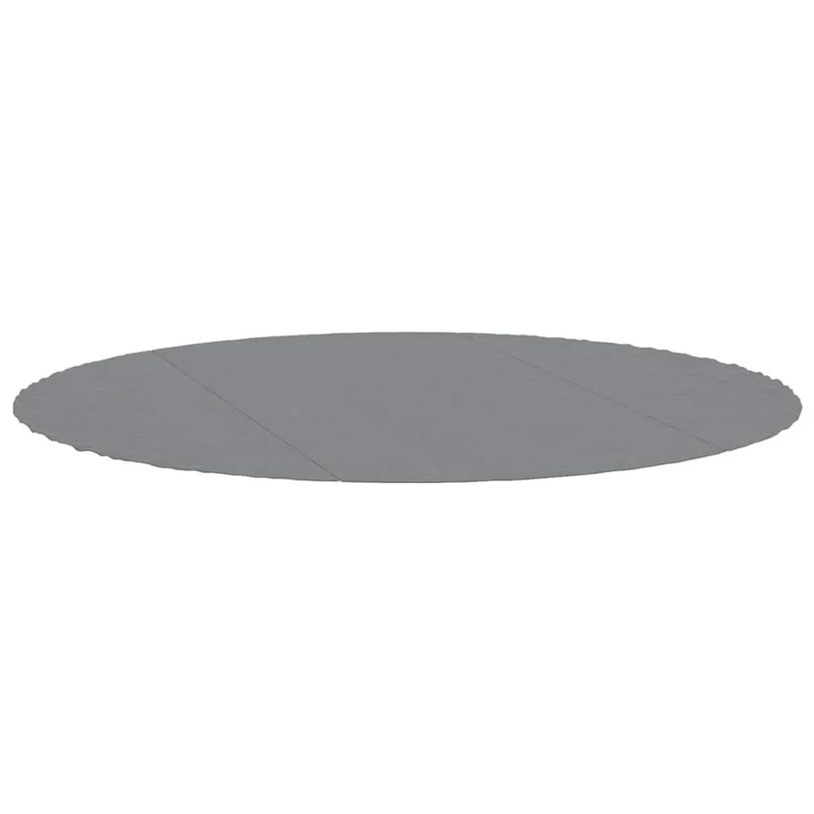 vidaXL Pool-Bodentuch Hellgrau Ø366 cm aus Polyester Geotextil - Bild 2