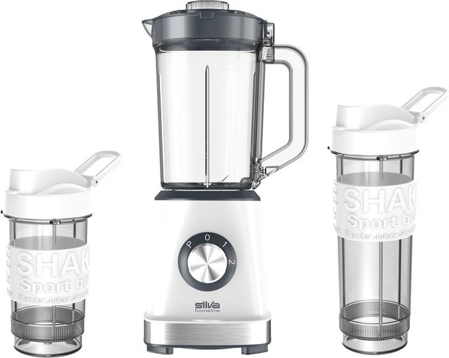 SILVA HOMELINE Standmixer 500W mit 1,2 l Volumen in Weiß-Grau - Bild 1