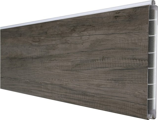 GroJa Einzelprofil Schmal Basicline aus Kunststoff in Monument Oak, Höhe: 180 cm, Breite: 15 cm - Bild 1