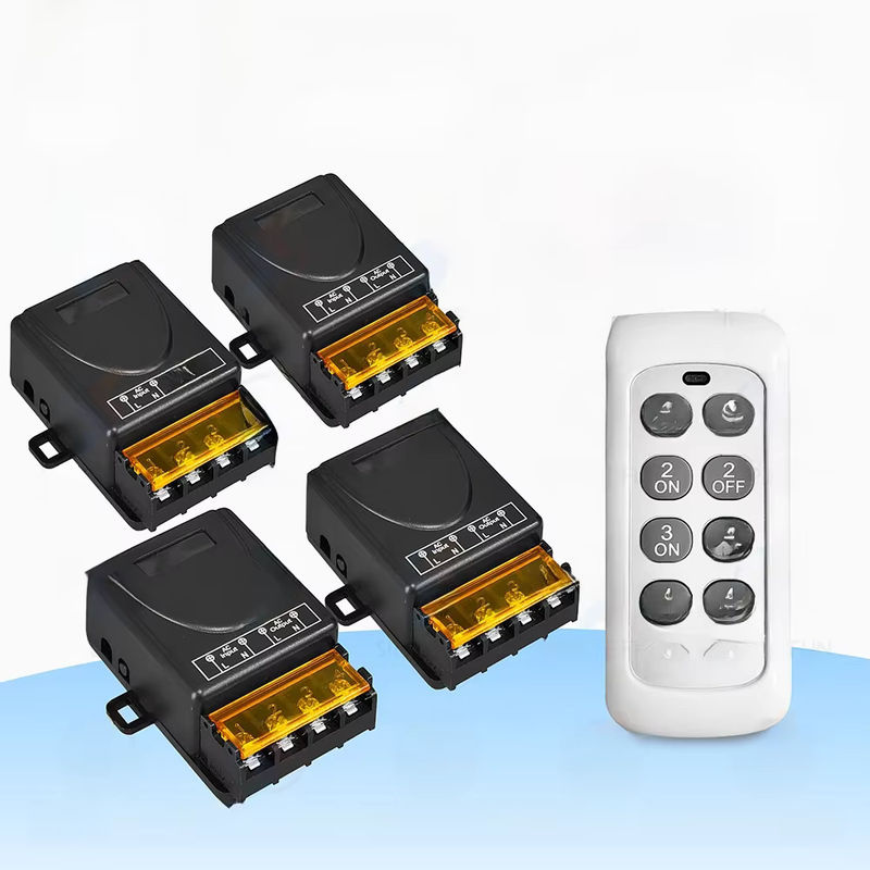 SLMPLEFUN Drahtlose Fernbedienung Lichtschalter mit 433 MHz und 30A High Power Relais Modul für Pumpe, Lampe oder Ventilator, Reichweite 500 Meter, 220 V - Bild 7