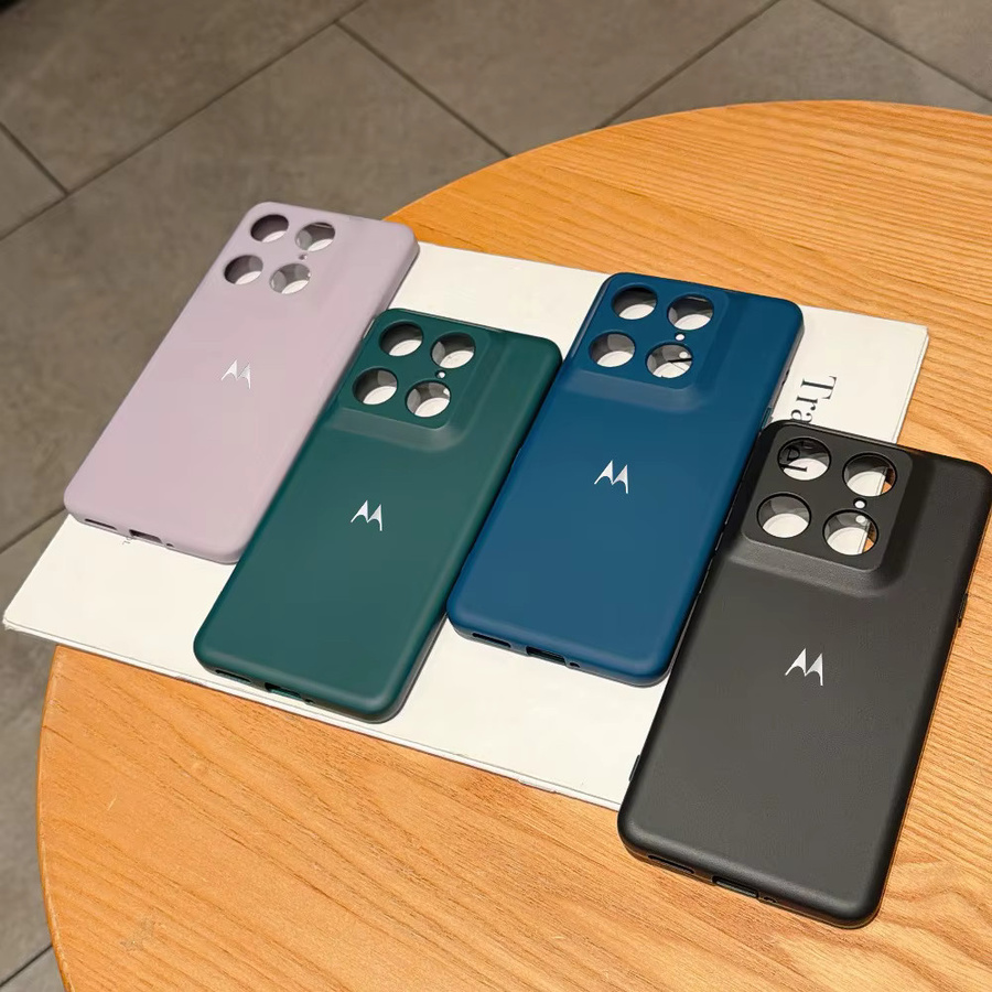 Premium Skin Feel Flüssigsilikonhülle für Motorola Signature Edge 70 Pro Ultra 60 Fusion G87 G77 G67 G17 G86 G56 G66Y/J Cover in Schwarz - Bild 3