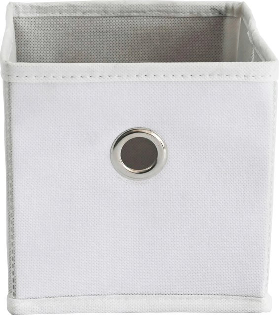 Based Faltbox Phoebe Weiß B/T/H: 15 x 15 x 15 cm - Bild 1