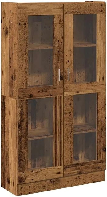 vidaXL Highboard in Altholz-Optik, braun, B/T/H: 82,5 x 30,5 x 150 cm - Bild 1