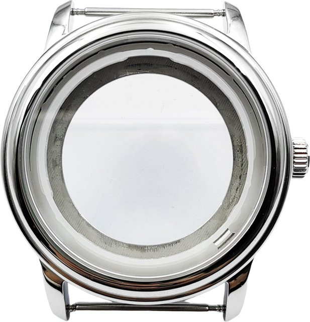 miuksi Uhrengehäuse Edelstahl, Silber, 40 mm, Unisex - Bild 1
