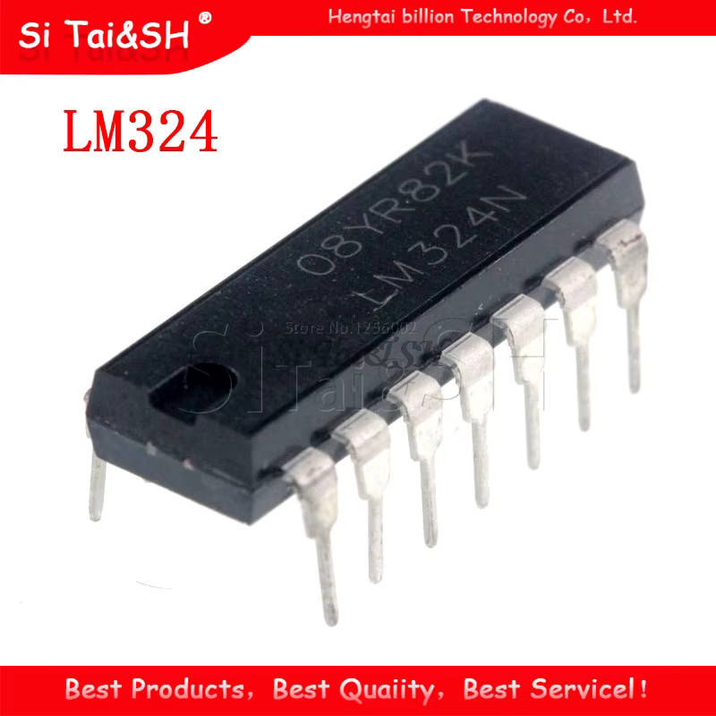 20er Set Si Tai&SH Verstärkerschaltung DIP-Bausteine UA741 LM324 LM393 LM339 NE555 LM358 in Schwarz - Bild 2