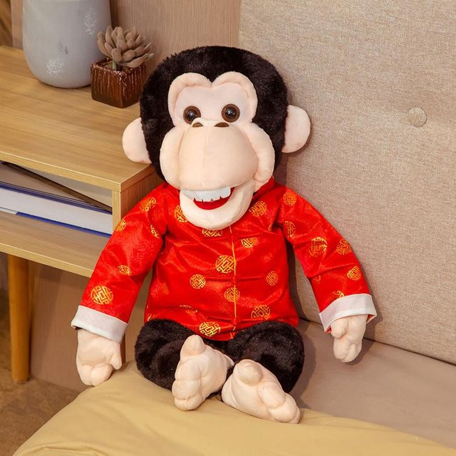 BC Pet Supplies Handpuppe, Dinosaurier, Panda, Plüsch, Bunt / Mehrfarbig - Bild 1