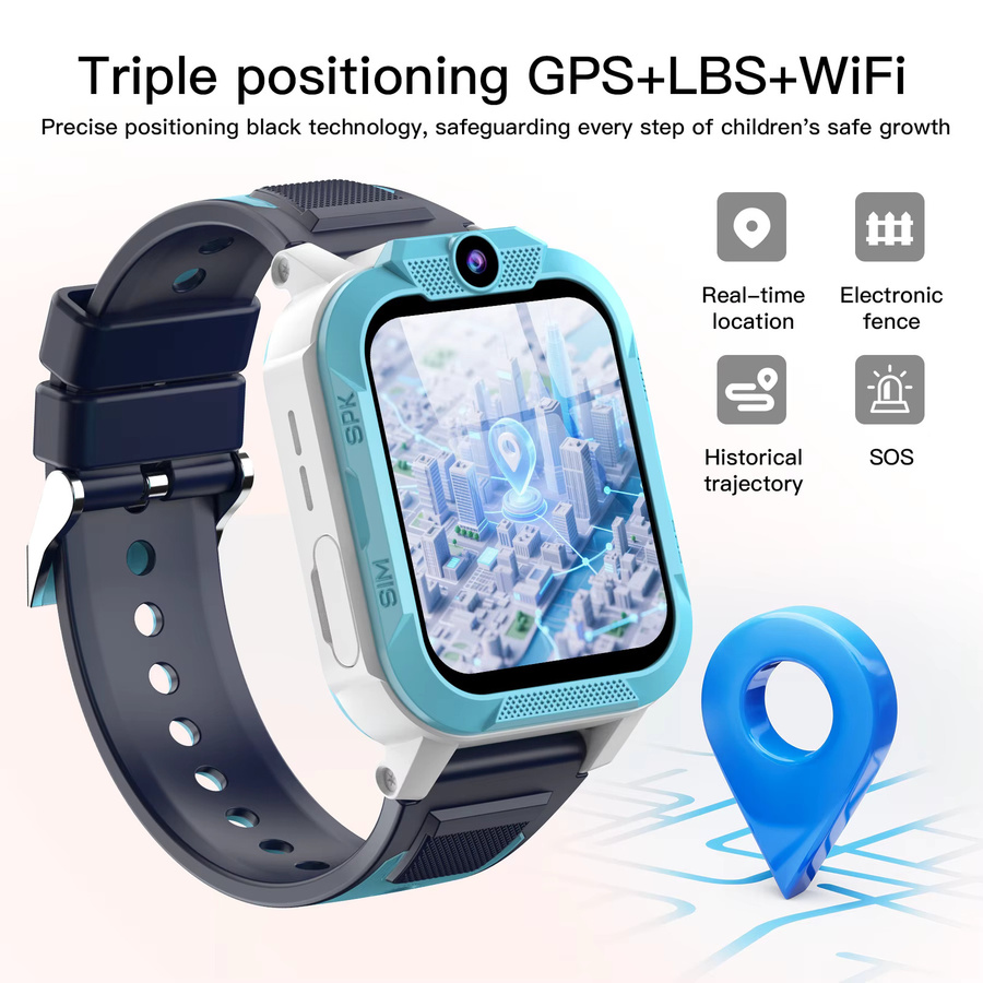 Blackview Smartwatch, Kinder, Pink, Silikon, GPS, Wi-Fi - Bild 2
