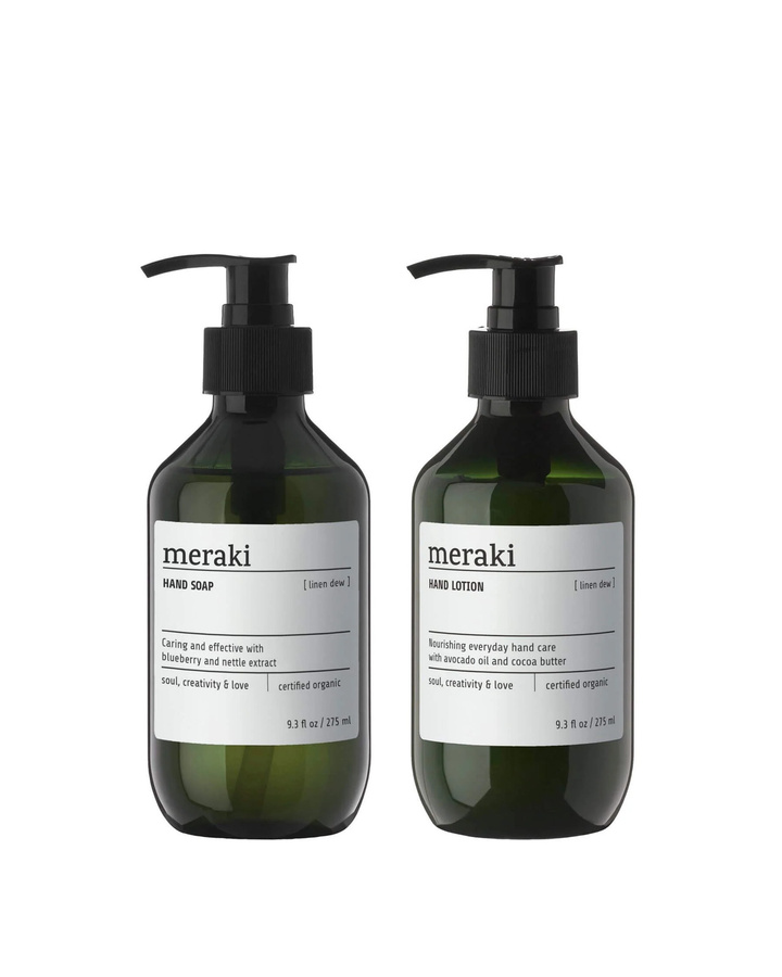 Meraki Geschenkbox Linen Dew mit Handseife und Lotion - Bild 1