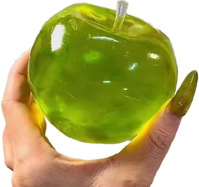 A Family Of Home Textiles Grüner Apfel Stressball, Weiches Fidget Sensorisches Spielzeug - Bild 1