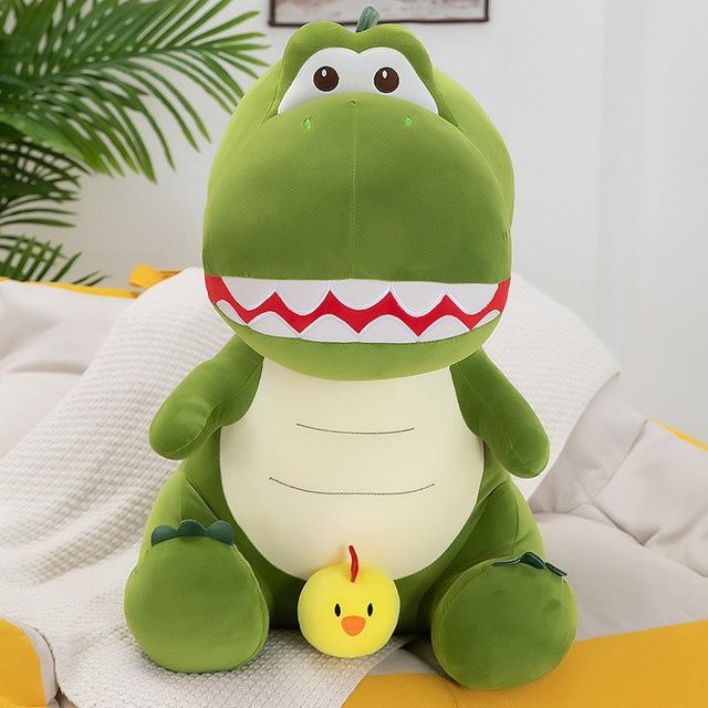 Küken Dinosaurier Puppe, Plüschtier, Grün, 45cm - Bild 1