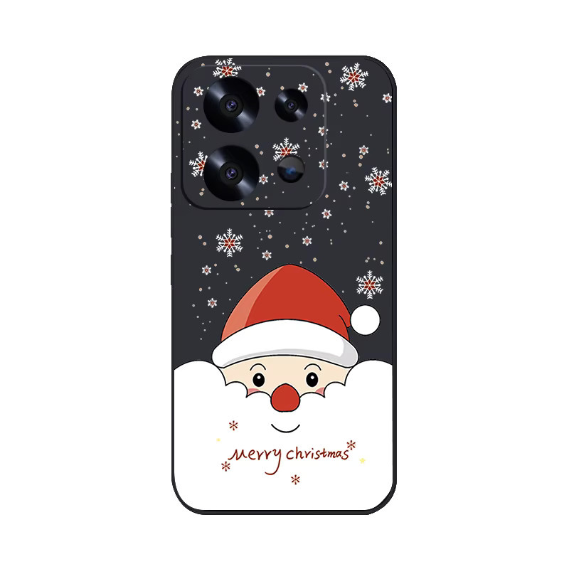 Stoßfeste Handyhülle mit Weihnachtsmuster für Xiaomi Redmi Note 14 13 Pro Plus 5G 14 13 12 Pro 4G 11 Pro 5G in Blau mit Lanyard-Abdeckung aus weichem TPU - Bild 5
