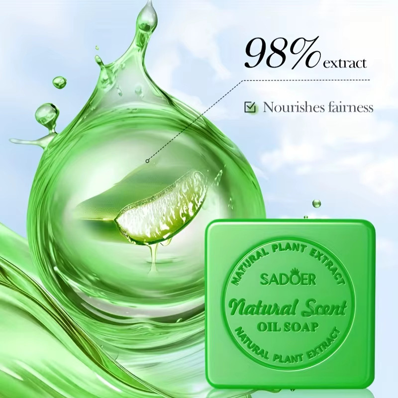 Sadoer Aloe Vera Seife, 100g, Unisex - Bild 2