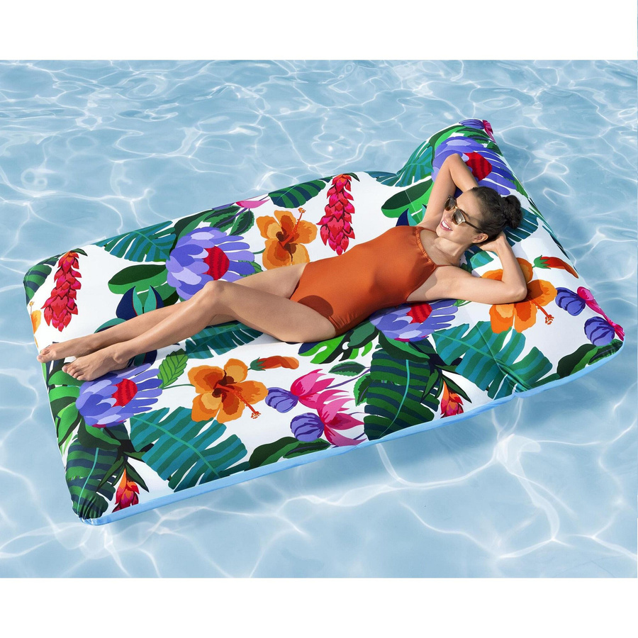 Bestway Blissful Drifter XL aufblasbare Gummi-Textil-Matratze B/B/H: 200 x 129 cm - Bild 2
