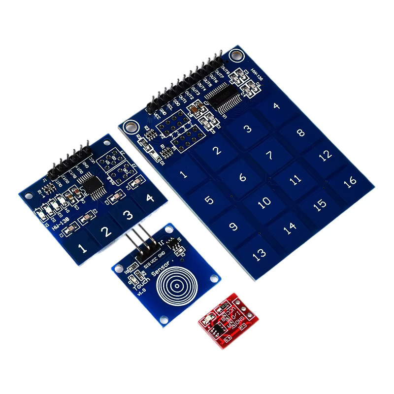 Si Tai&SH Kapazitives Touch-Modul TTP223B Digitaler Sensor für 1/4/8/16 Kanäle in Rot oder Blau - Bild 2