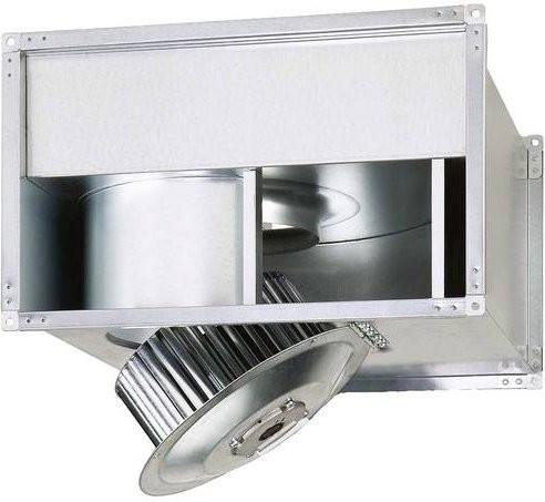 Helios Kanalventilator KD 200/4/40/20 Wand- und Deckenlüfter in Silber, 1130 m³/h, 400V - Bild 2