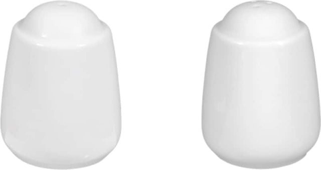 Seltmann Weiden Salz- und Pfefferstreuer-Set Rondo/Liane aus Porzellan in Weiß, Durchmesser: 5 cm, 2er Set - Bild 1