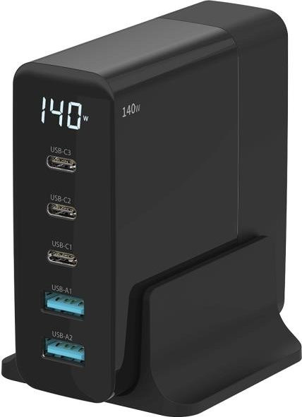Sitecom CH-1004 Universal Ladegerät für Mobilgeräte mit USB-A und USB-C in Schwarz - Bild 1