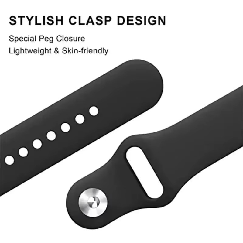 CMF by Nothing Uhrenarmband Silikon, 22 mm, Schwarz, Unisex - Bild 4