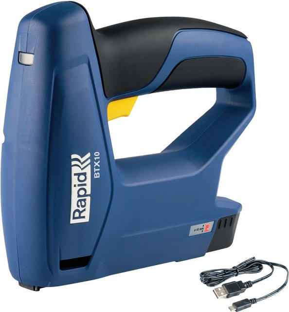 Rapid Akku-Tacker BTX10, 18 V, blau, inkl. Akku, für Klammern mit schmaler Krone bis 10 mm - Bild 1
