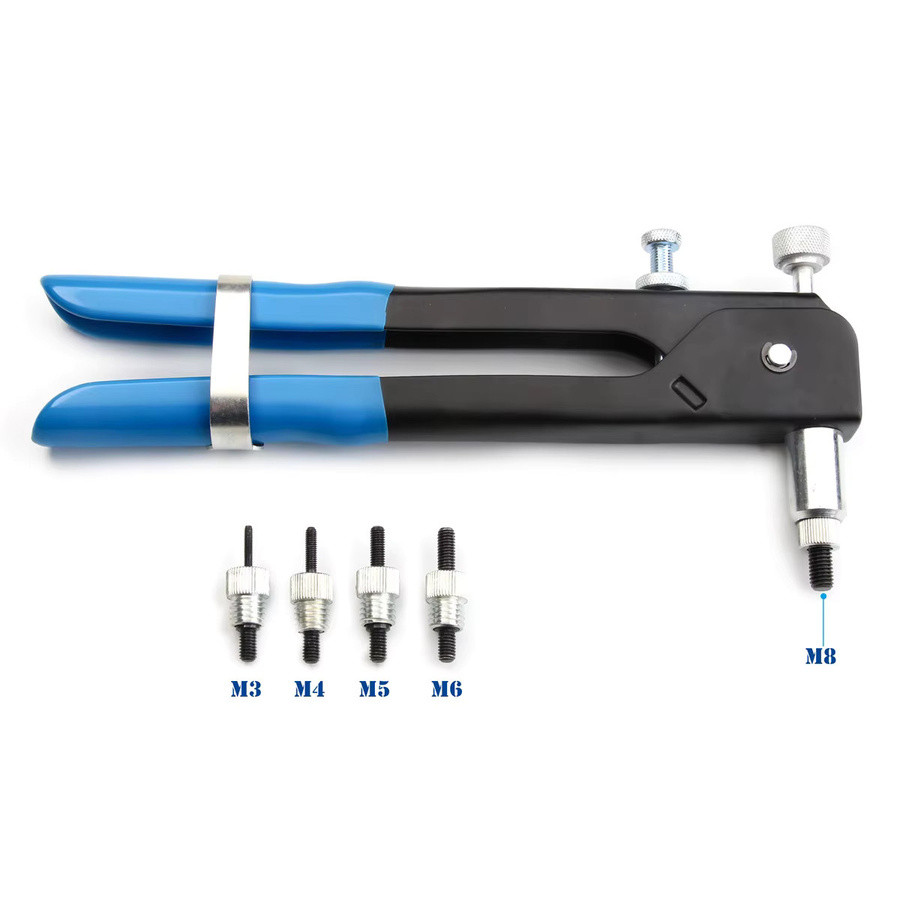 Gewinde-Nietmutter-Set aus Aluminiumlegierung in Bright-Optik mit M3, M4, M5, M6 und M8 - Bild 4