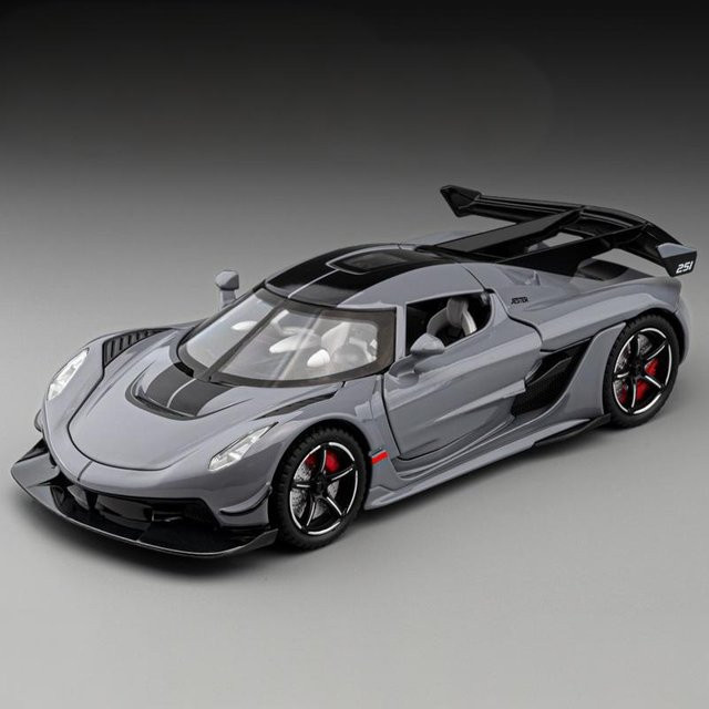 Linyi toy car Knsg Jesko Supercar Gt Modellauto, 1:22, Metall, ab 14 Jahren - Bild 1