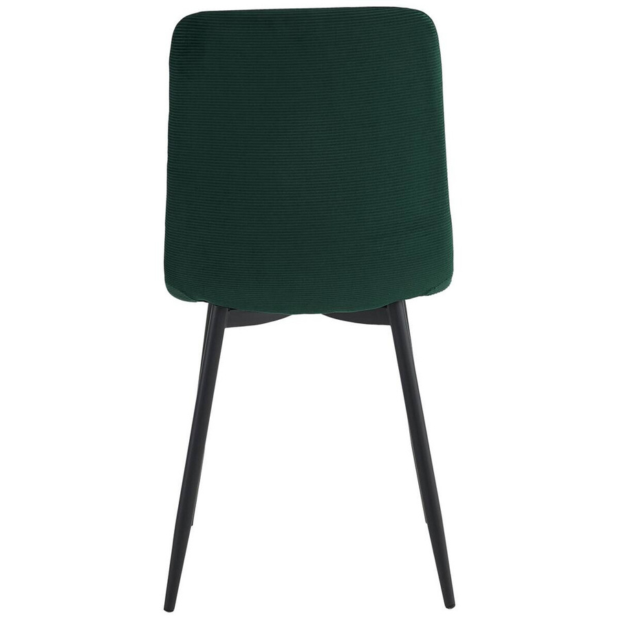 4er-Set Stühle Hela in Moosgrün mit Cordoptik aus Microfaser, B/H/T: 44 x 92 x 54 cm - Bild 4