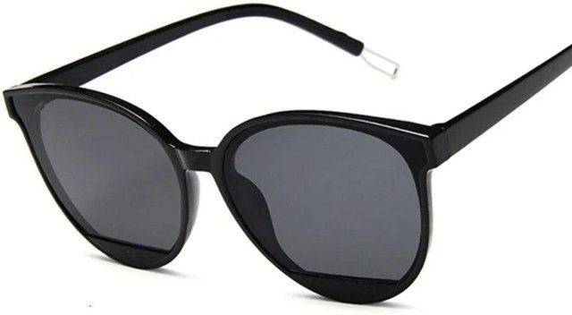 NATAWA Sonnenbrille Cat-Eye, Kunststoff, Vollrand, Schwarz, Damen - Bild 1