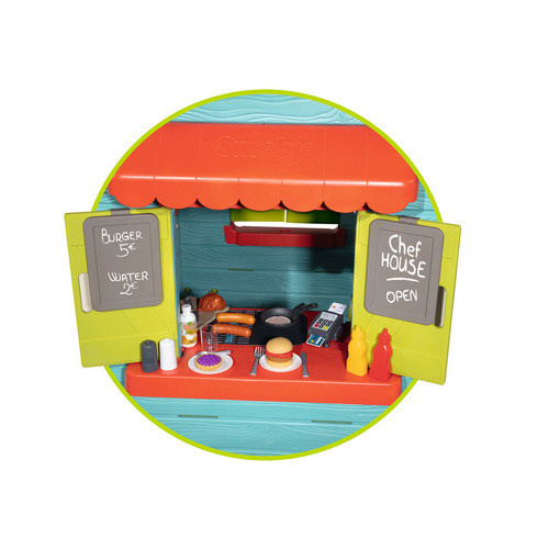 Smoby Spielhaus Chef in Bunt, B/H/T: 132 x 135,7 x 124,5 cm - Bild 2