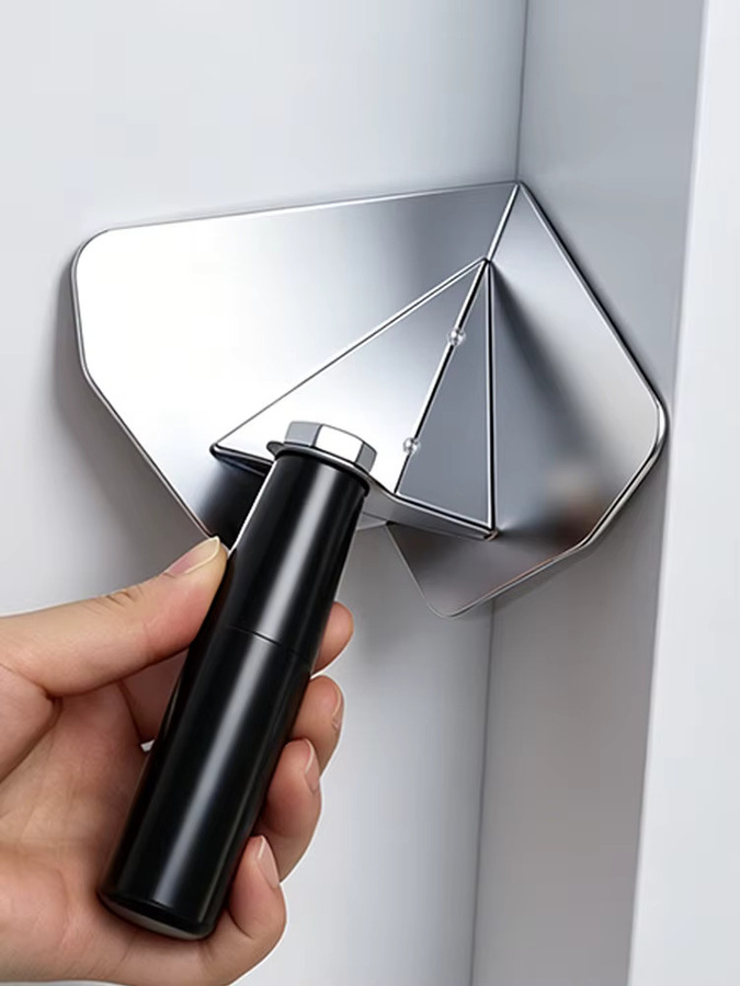 NIUXIANG Eckspachtel aus Edelstahl in Silber für Trockenbauwände und Ecken - Bild 3
