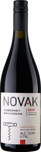 Novak Cabernet Sauvignon Rotwein, Valul lui Traian, 2019, trocken, 0,75 l - Bild 1