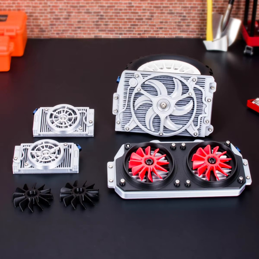 MALOM RC Simulation Kunststoff Wärmeableitung Fan, Zubehör, Grau - Bild 2