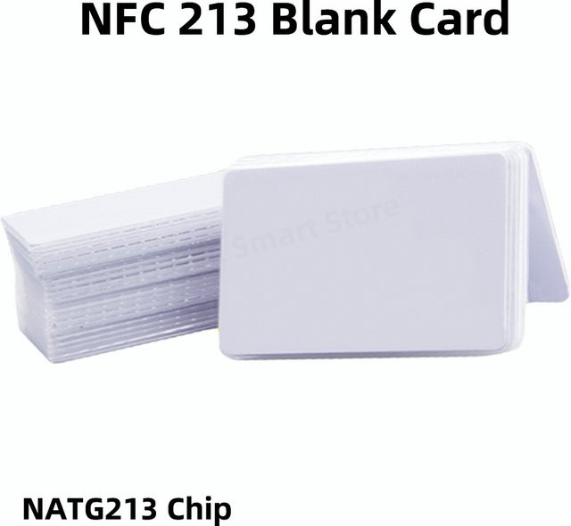 Guang Hongrun NFC RFID Karten mit Ntag213 Ntag215 und Ntag216 Chips in Weiß für alle NFC-fähigen Telefone (ISO14443A) - Bild 1