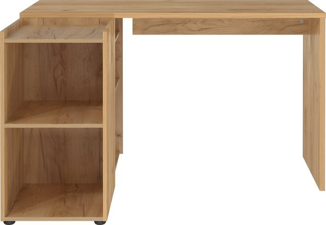 Schreibtisch Germania GW-Programm OLVERA in Navarra-Eiche-Nb., Braun, B: 160 cm, T: 76 cm, H: 107 cm - Bild 1