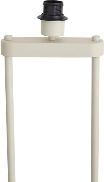 QAZQA Moderne LED Stehleuchte Thijmen in Beige aus Stahl - Bild 1
