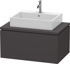 Duravit L-Cube Waschtischunterschrank in Grau Matt mit Auszügen, Wandmontage, B: 82 cm, T: 54,7 cm, H: 40 cm - Bild 1
