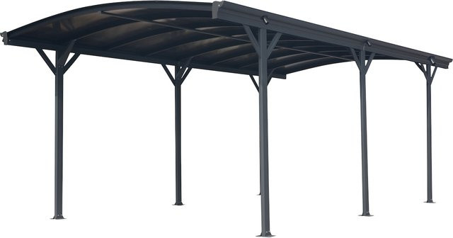 Westmann Aluminium Rundbogen-Carport Bergen anthrazit B/T/H: 505 x 300 x 220 cm - Bild 1