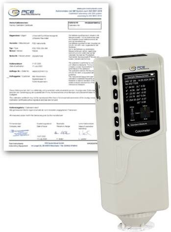 PCE Instruments PCE-CSM 1-ICA Colorimeter in Weiß mit USB-C Anschluss - Bild 1