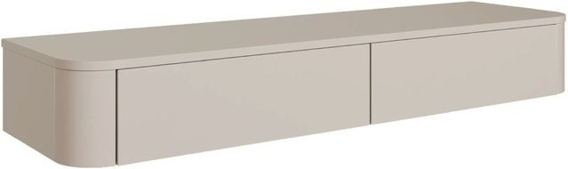 Selsey TV-Hängeboard Luvio Slim in Kaschmir, Breite: 140 cm, Tiefe: 39 cm, Höhe: 20 cm - Bild 1