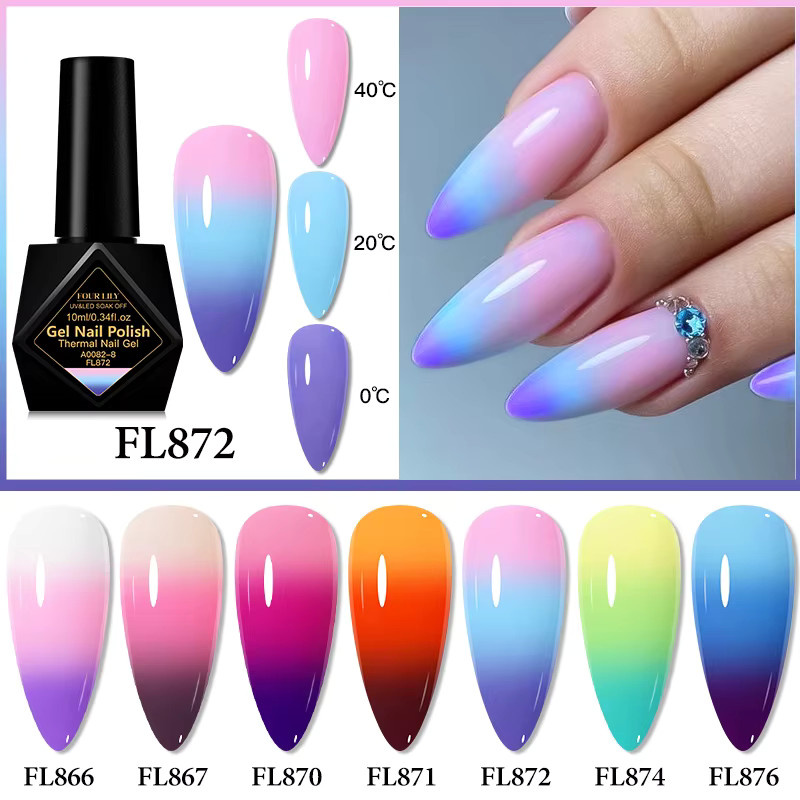 Four Lily Thermo-Gel-Nagellack, 10 ml, Glänzend - Bild 2