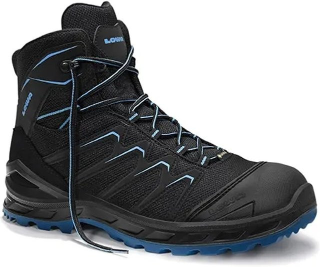 Elten Sicherheitsstiefel Larrox Work GTX in Black-Blue Mid S3 Ci in Größe 47 - Bild 1