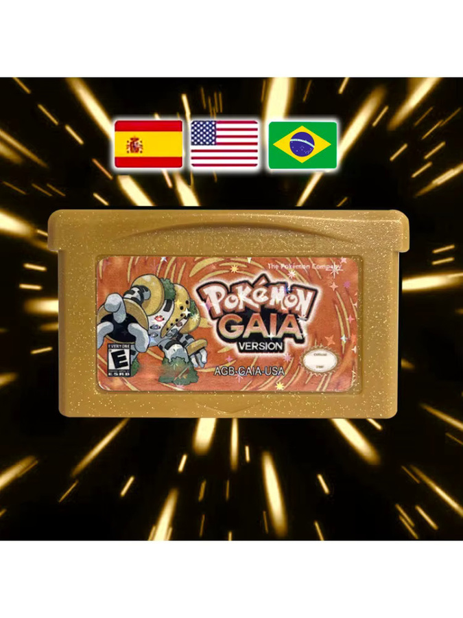 Bandai Pokemon GAIA Cartridge GBA Spiel für Game Boy Advance in den Sprachen Englisch, Spanisch und Portugiesisch - Bild 3