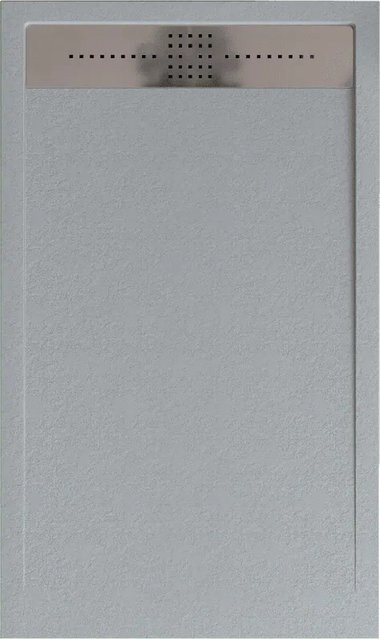 Stano Duschwanne Orion aus Mineralguss, extra flach, Grau, B/T: 90 x 200 cm - Bild 1